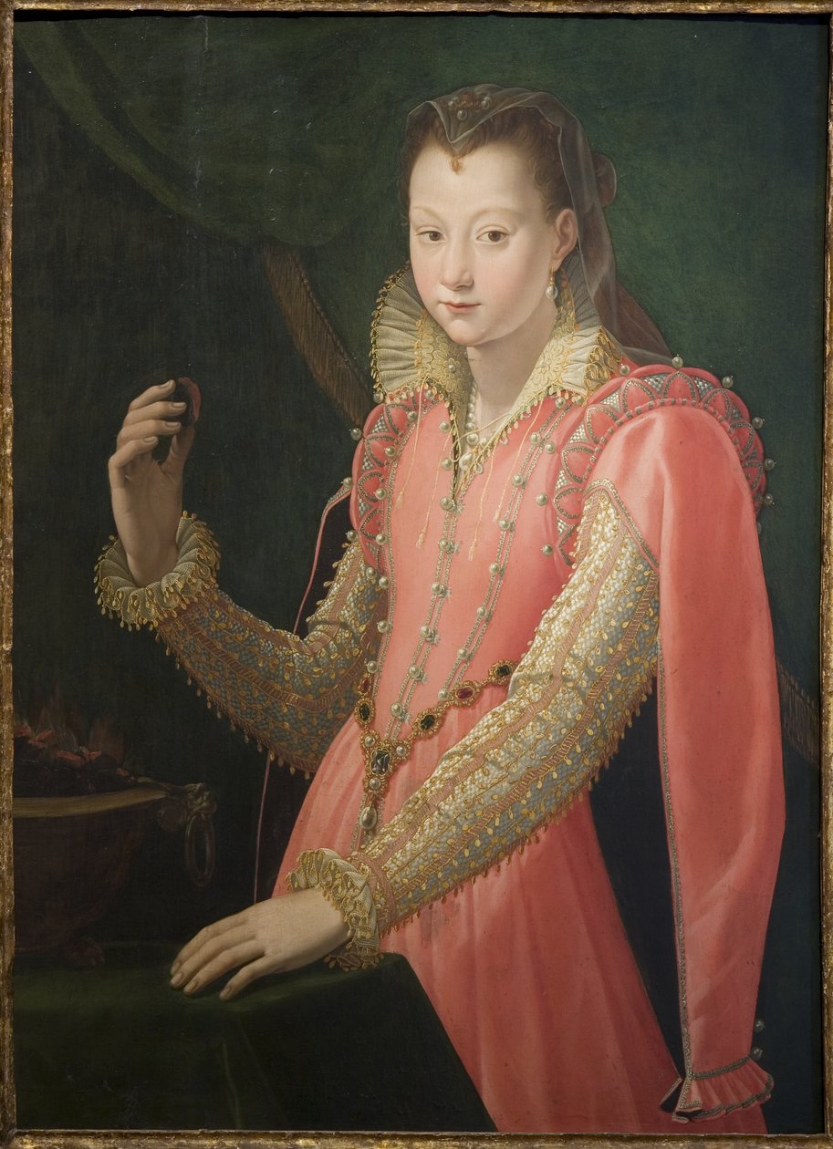 Genç Bir Kadının Portresi as Portia Catonis by Santi di Tito