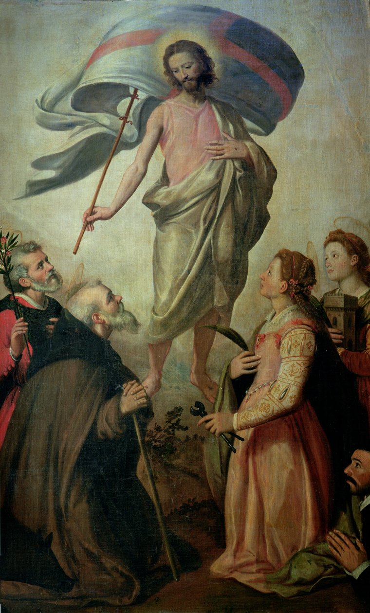İsa'nın Yükselişi, 1595 by Santi di Tito