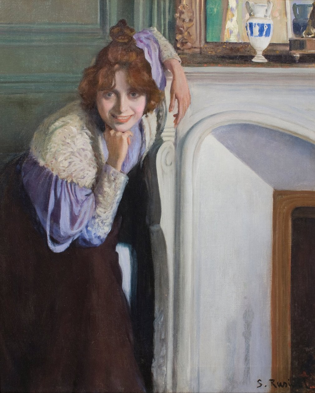 gülen kız by Santiago Rusiñol