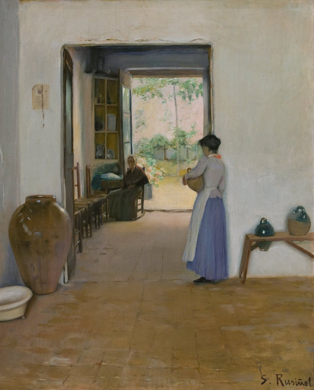 Sitges İç Mekan by Santiago Rusiñol