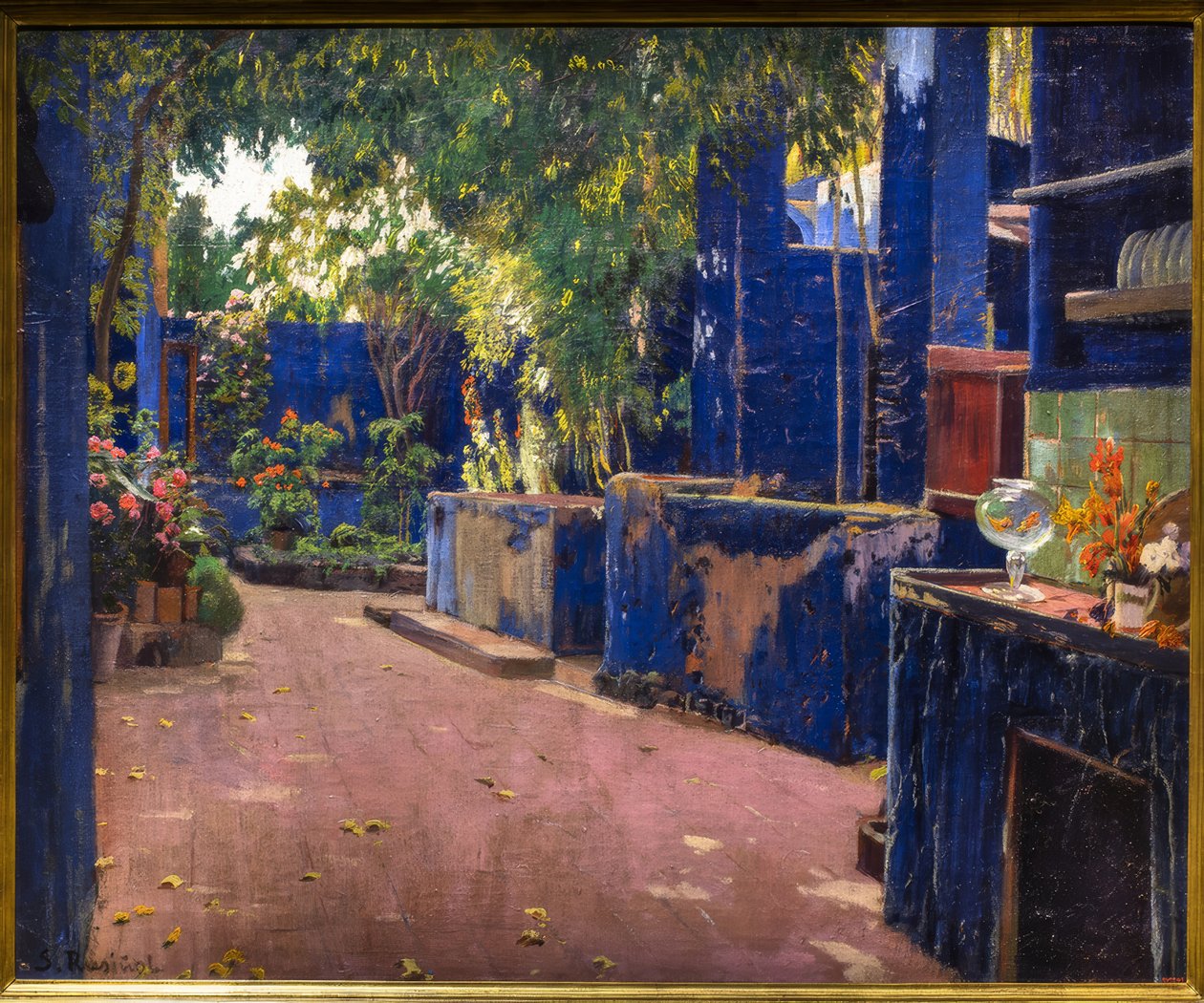 mavi veranda by Santiago Rusiñol