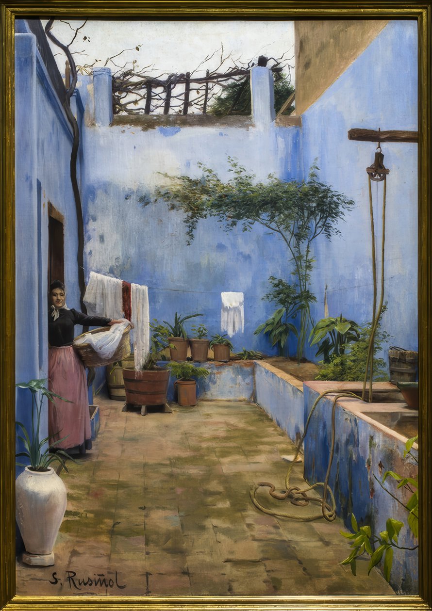 mavi veranda by Santiago Rusiñol
