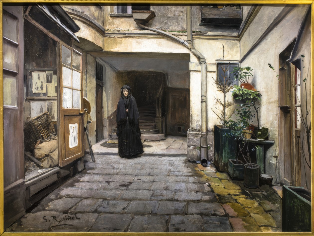 Ölmek Pfandleihe by Santiago Rusiñol