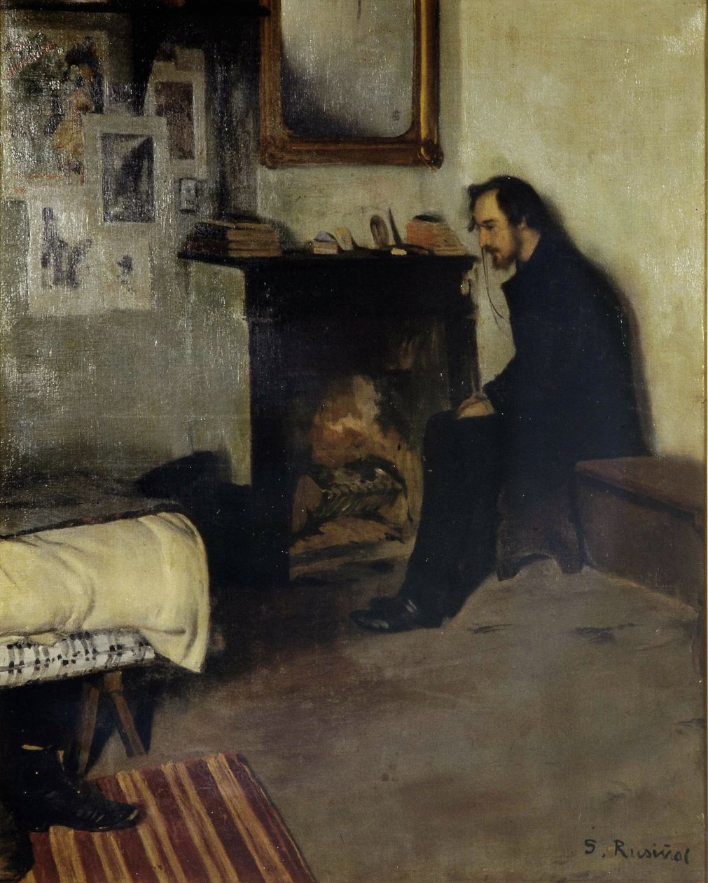 Erik Satie, bohem by Santiago Rusiñol