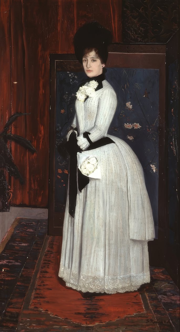 Fraulein Lluïsa Denis by Santiago Rusiñol