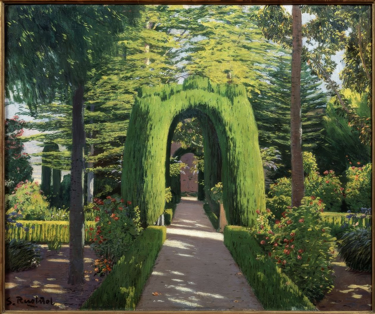 Glorieta. Alkollü Bahçe by Santiago Rusiñol