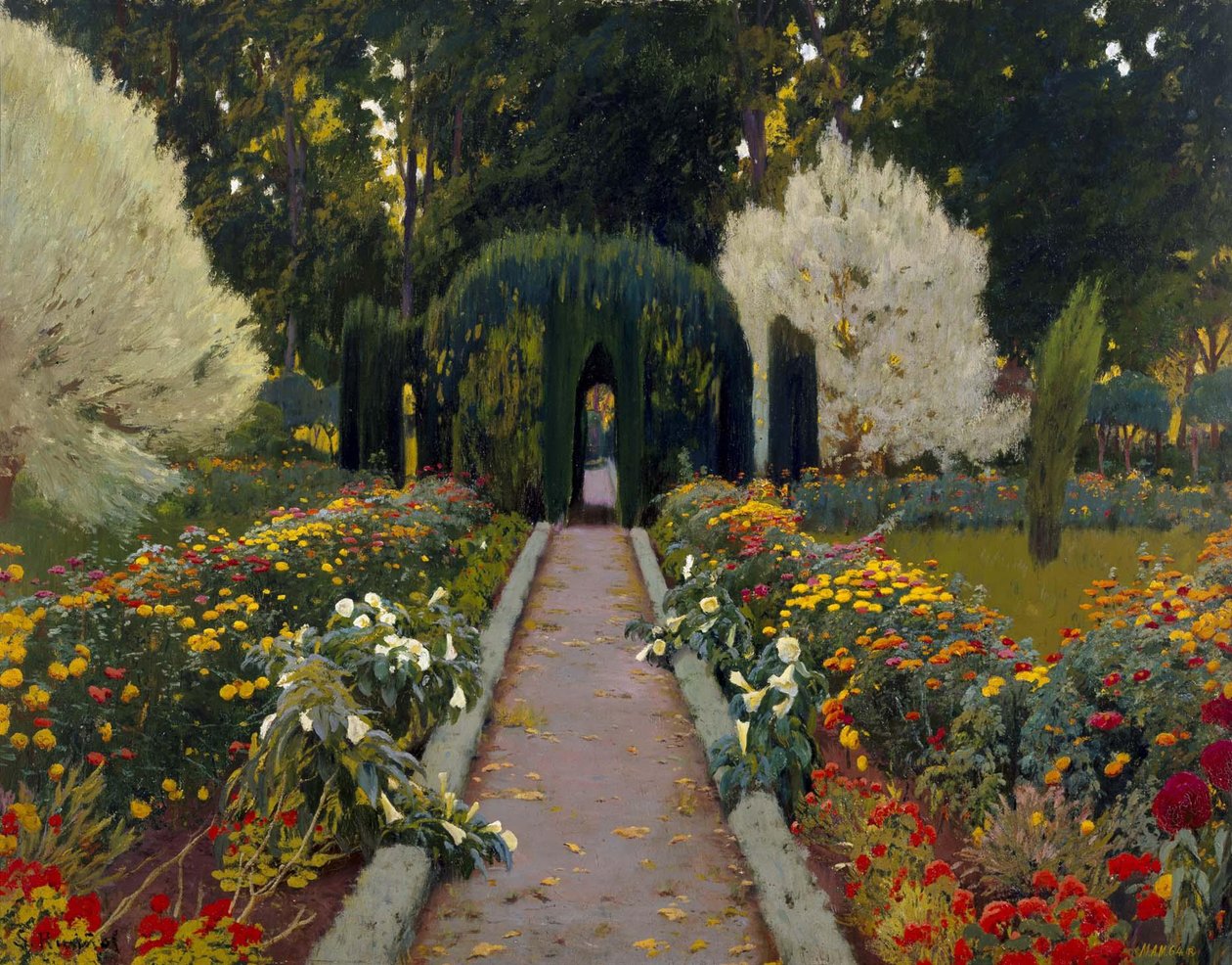 Aranjuez Bahçesi. Döner kavşak II by Santiago Rusiñol