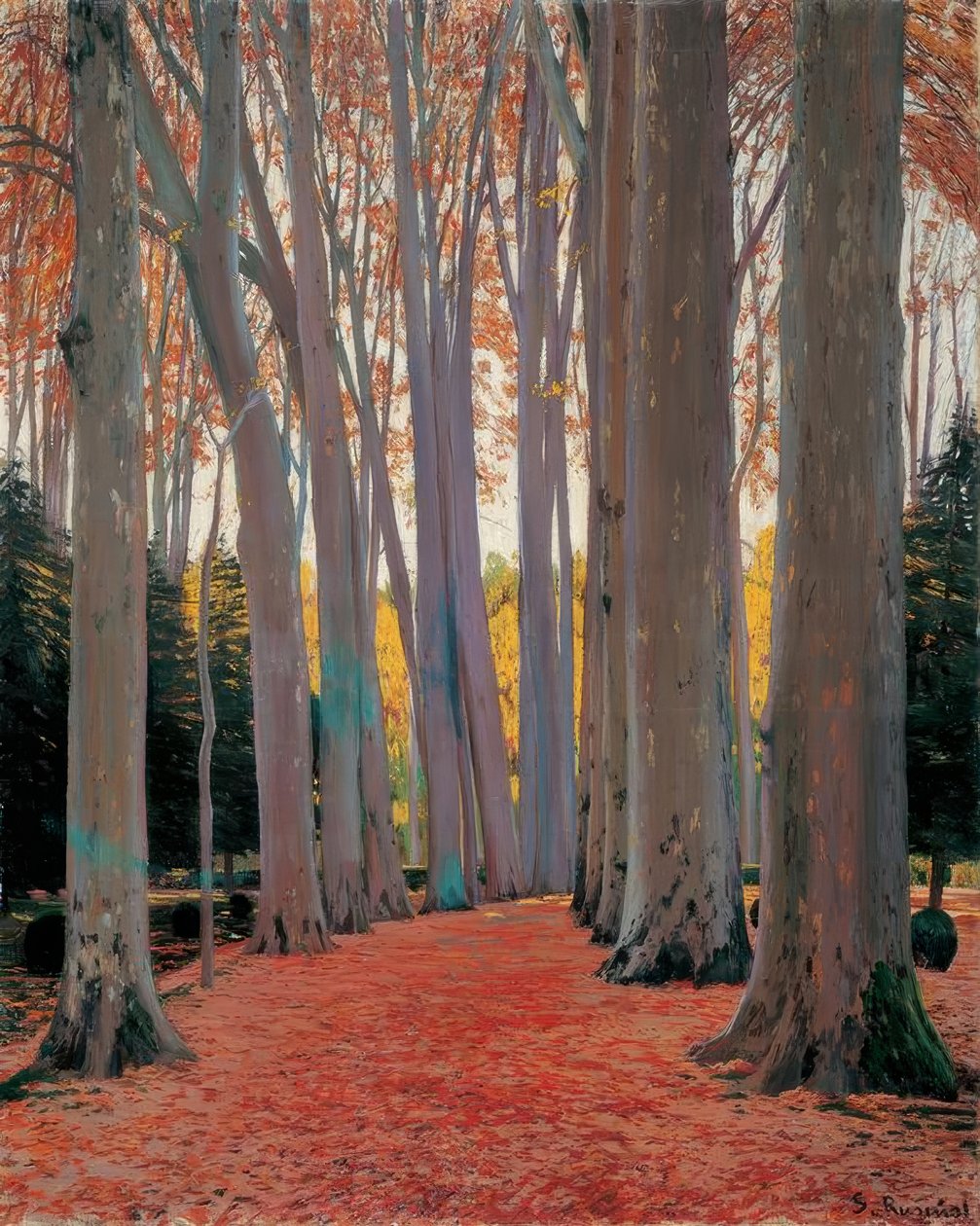 platenallee by Santiago Rusiñol