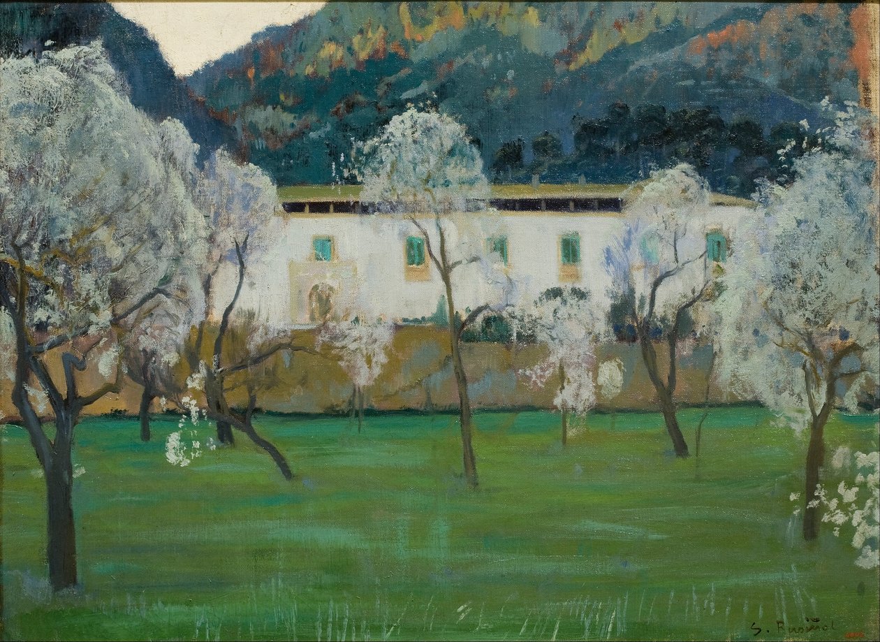 Beyaz Çiftlik Evi (Bunyola, Mayorka) by Santiago Rusiñol