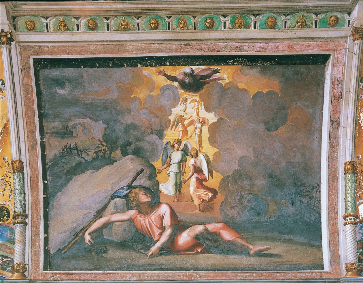 Yakup'un rüyası by Sanzio of Urbino (workshop) Raphael