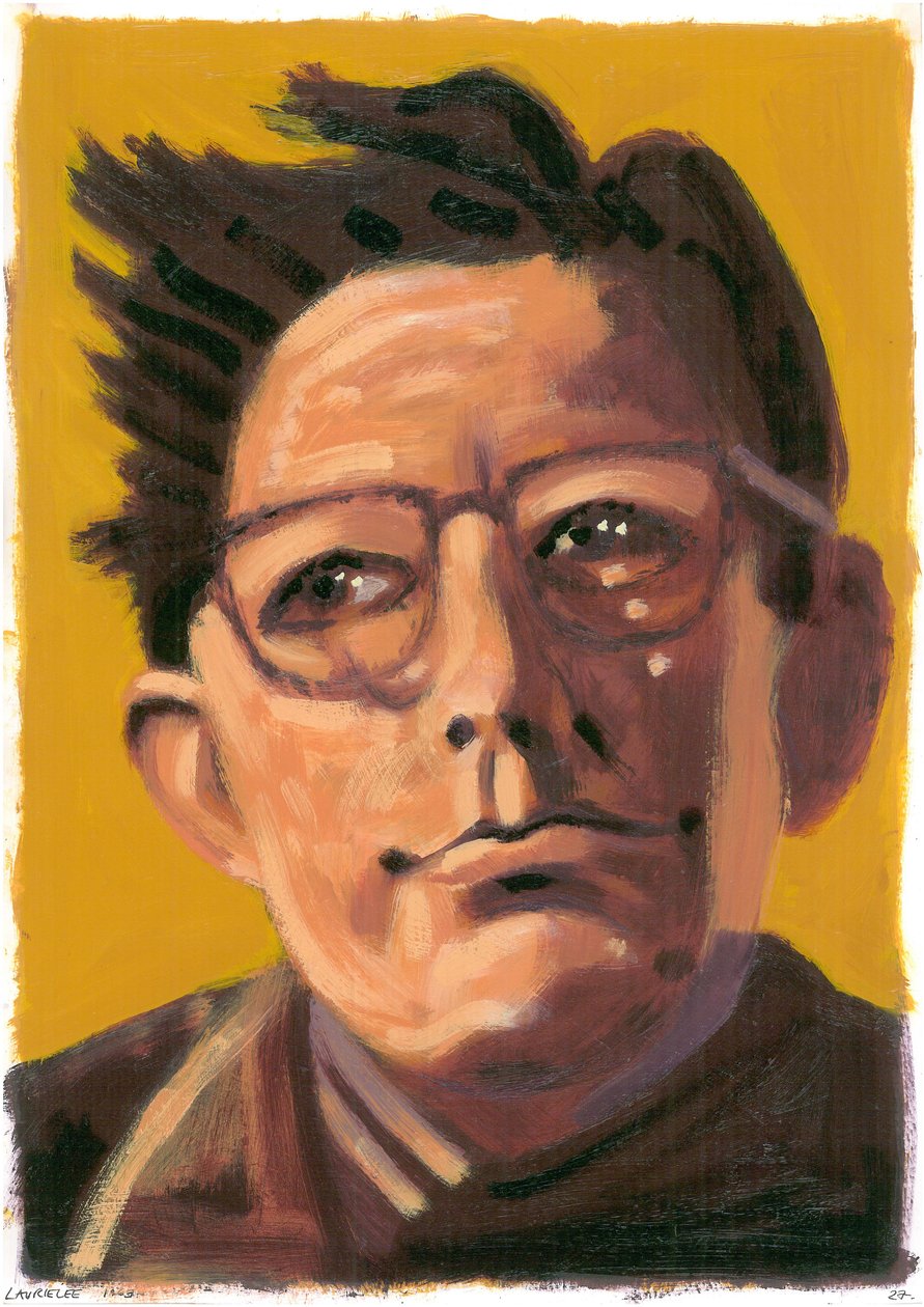 Laurie Lee, 2008 (petrol) by Sara Hayward