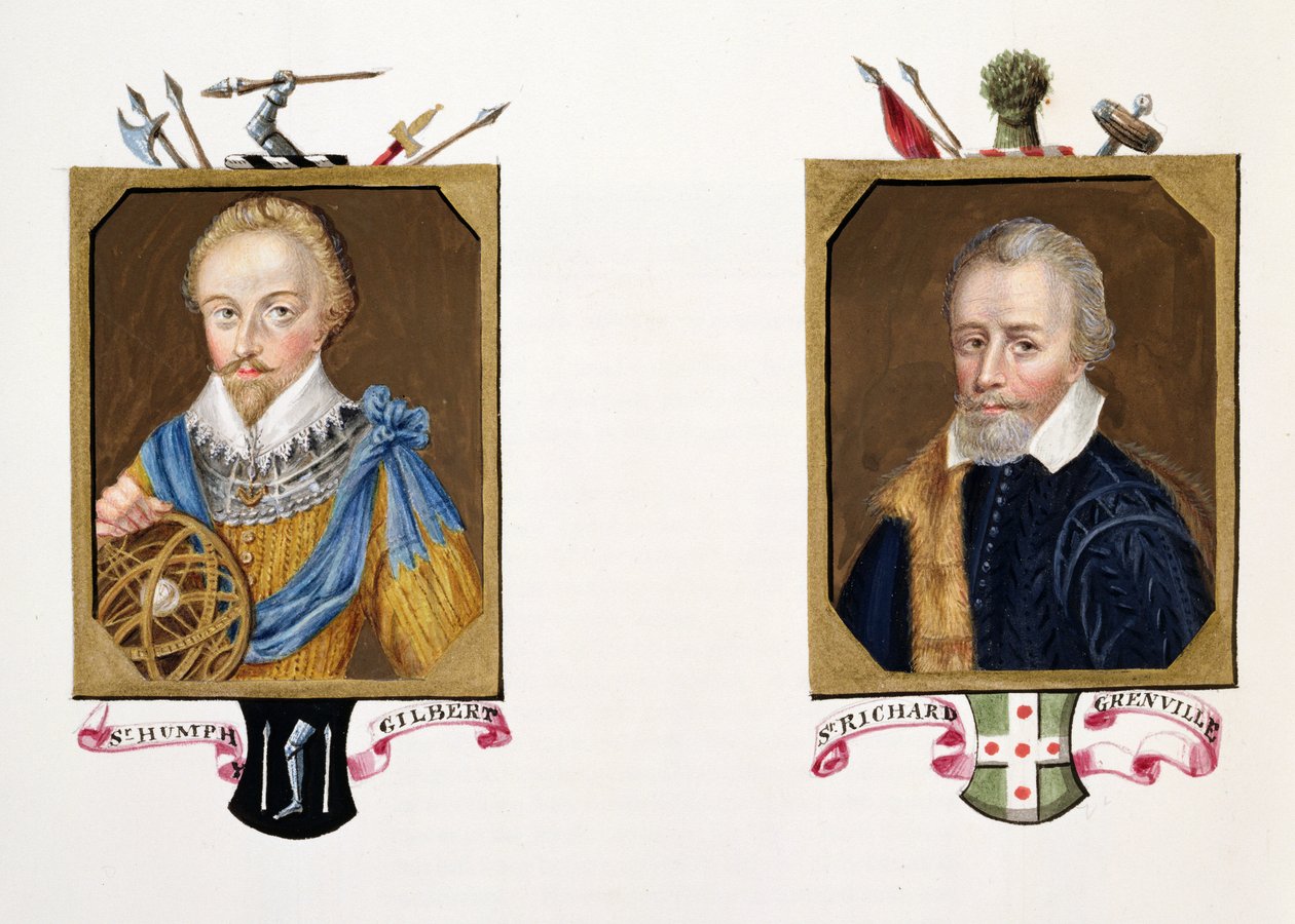 Sir Humphrey Gilbert (c.1539-83) ve Sir Richard Grenville
