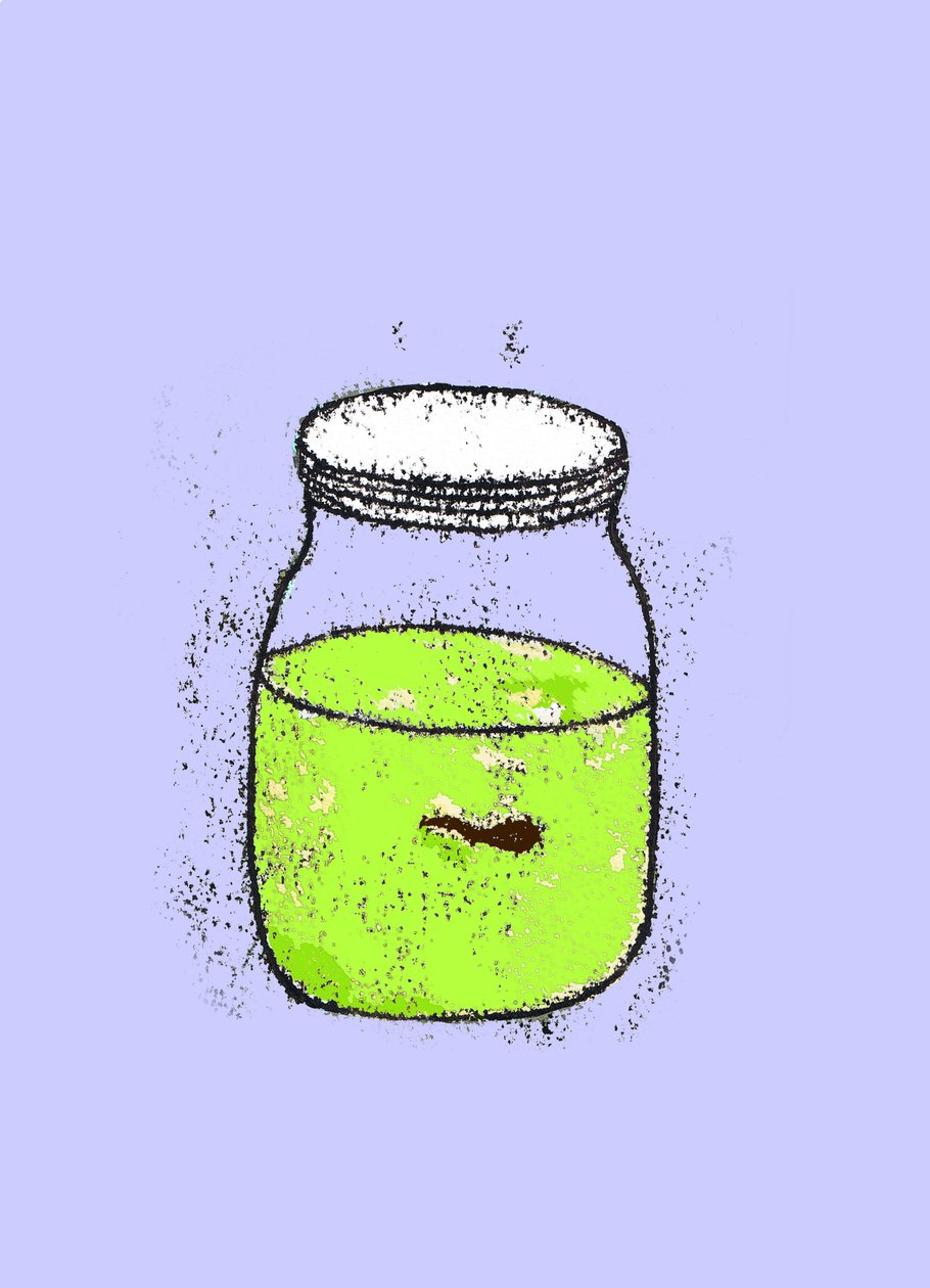 Tadpole, 2009 (kağıt üzerine yağ ve mürekkep) by Sarah Thompson Engels