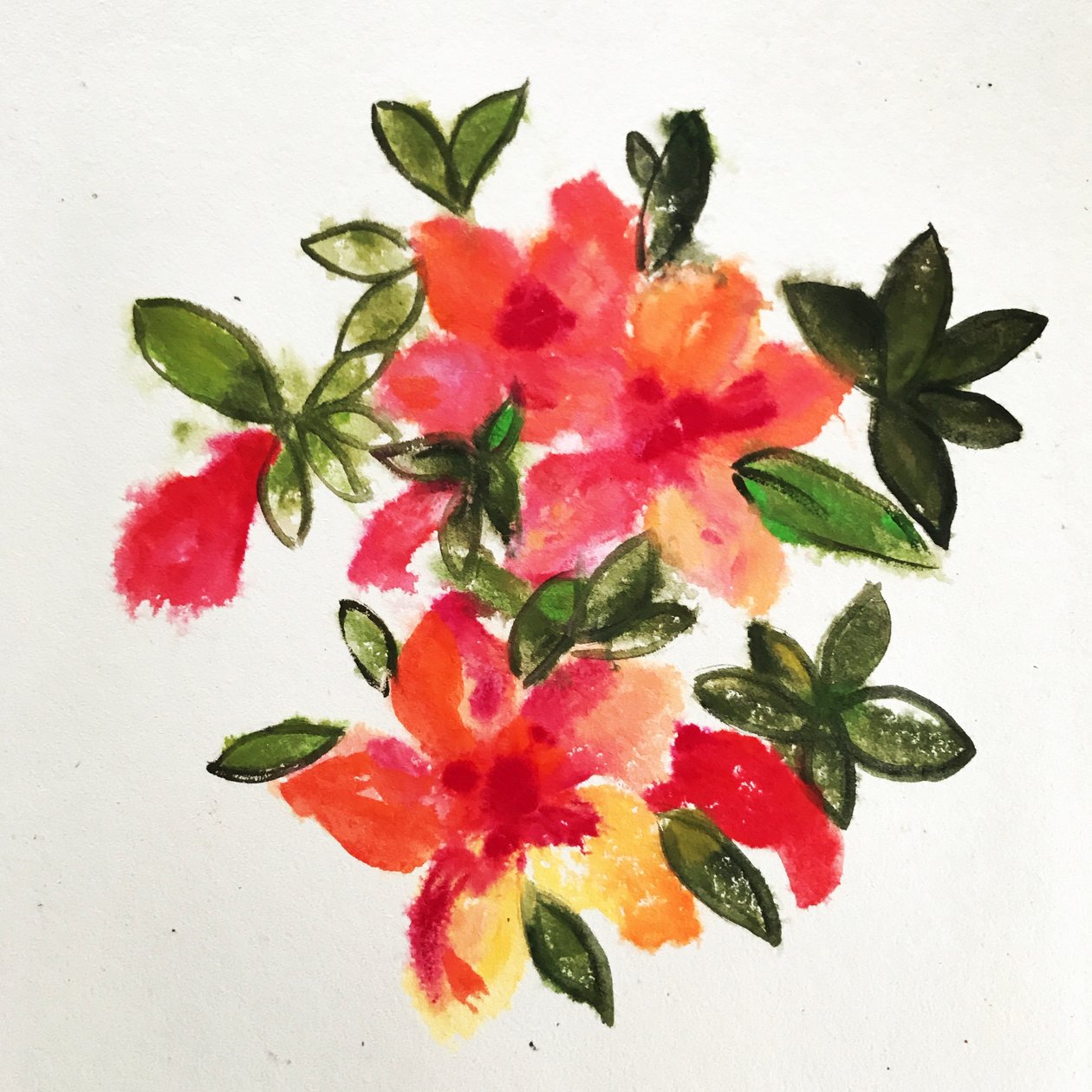 pastel posy by Sarah Thompson Engels