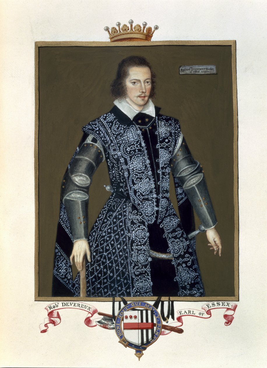 Robert Devereux (1566-1601) Sir William Segar (fl.1913-d.1633) tarafından 1825