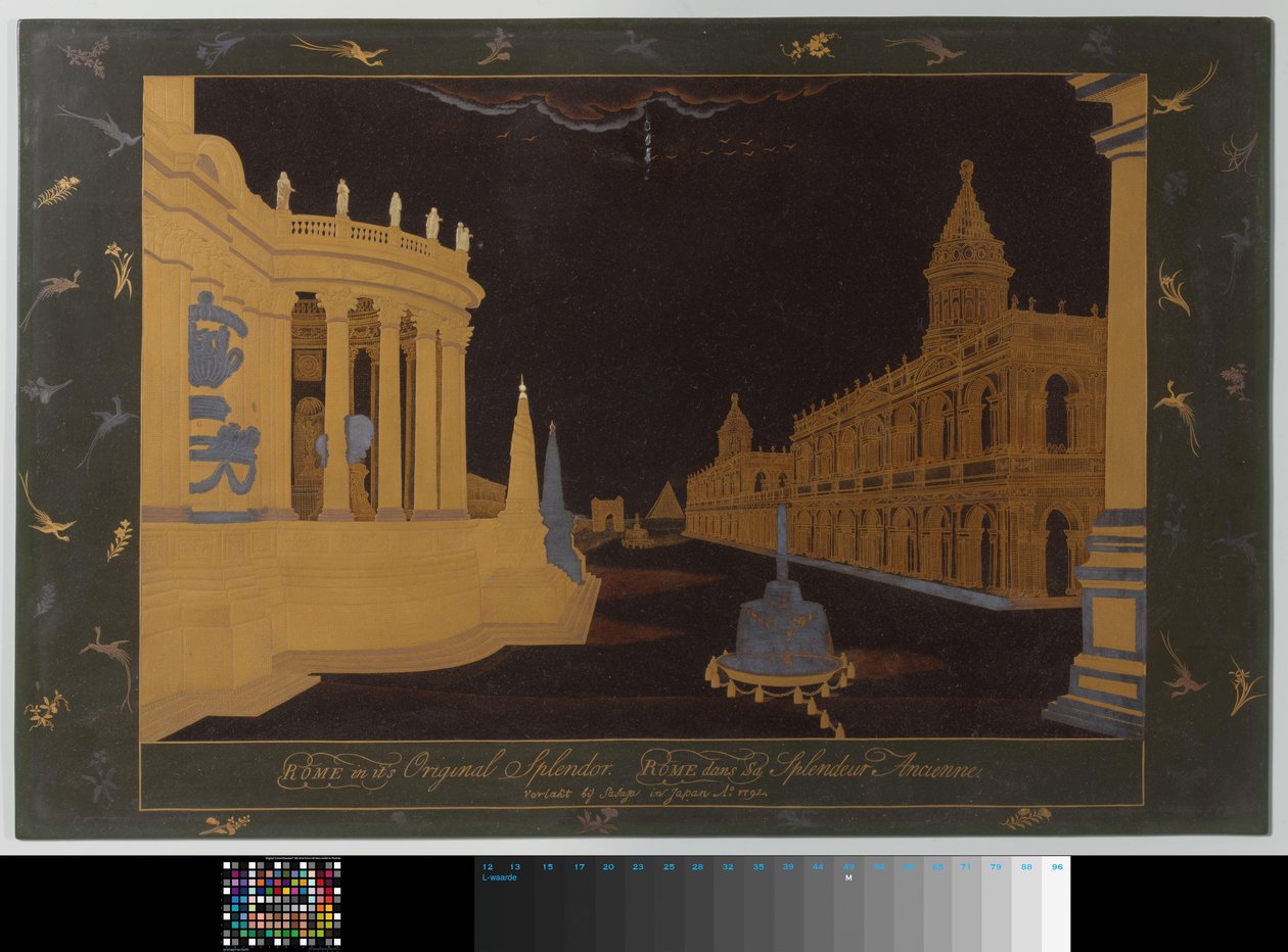 Metal yüzey üzerine lake boyalı panel by Sasaya