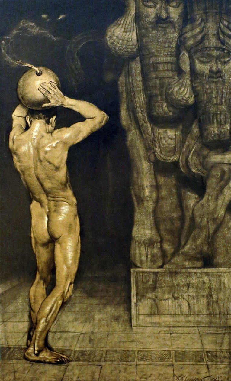 anarşist, 1894 by Sascha Schneider