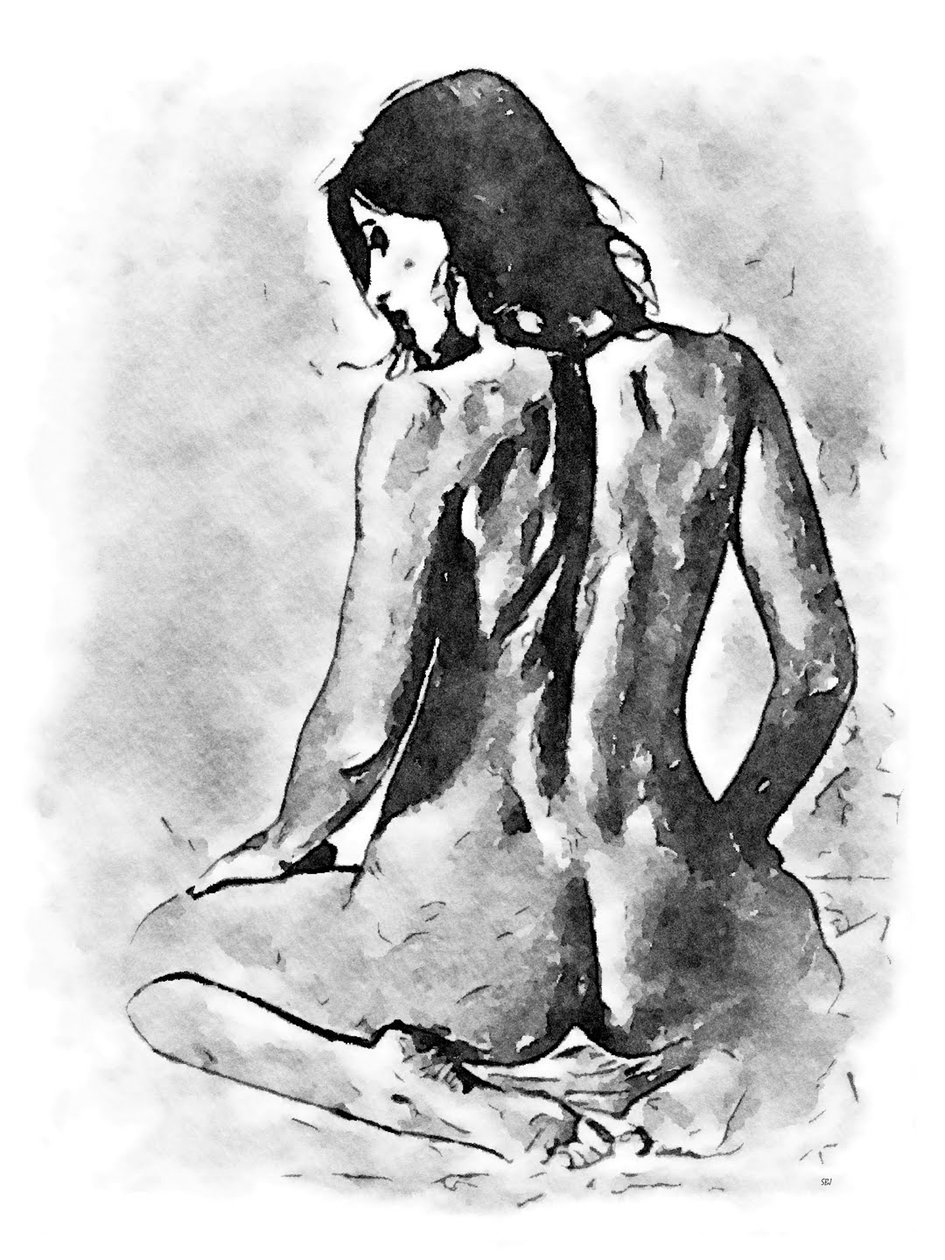 Güzel kadın dizlerinin üzerinde by SaskiaBJ