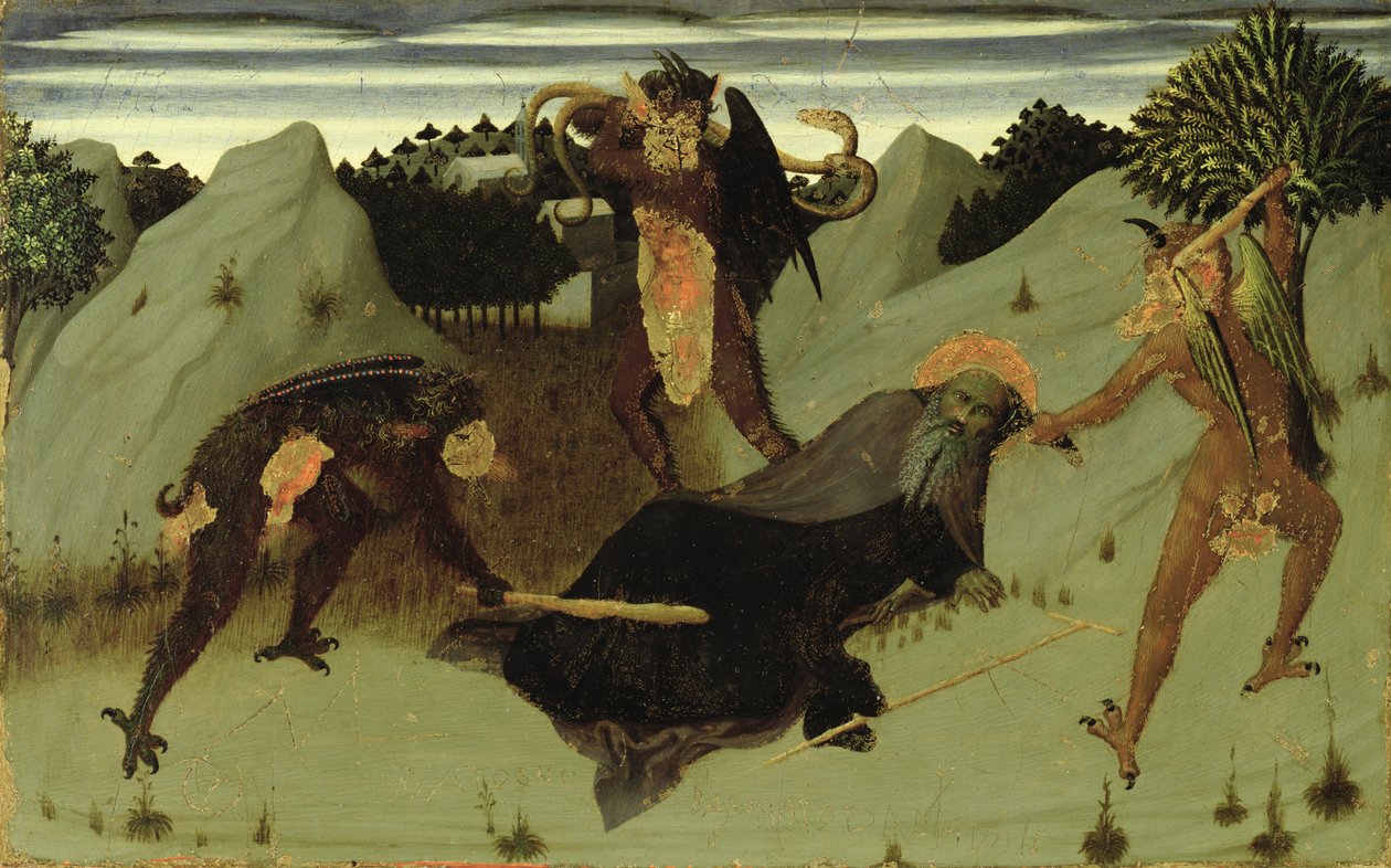 Aziz Anthony Devils Tarafından Dövüldü, Efkaristiya Altarpiece