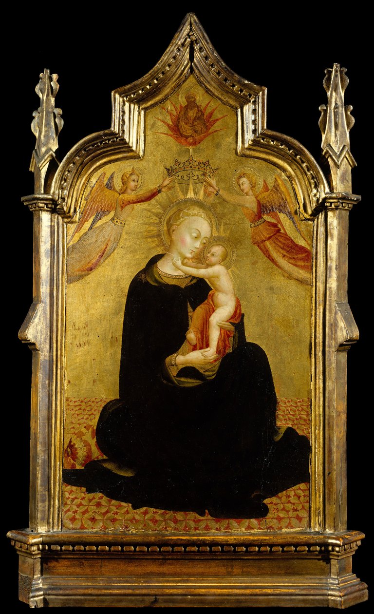 Madonna ve Meleklerle Çocuk, yak. 1445-50. by Sassetta
