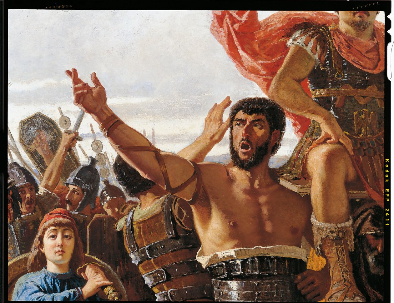 Mario'nun zaferi, detay, Francesco Saverio Altamura (1822-1897), tuval üzerine yağlıboya, 234x352 cm by Saverio Altamura