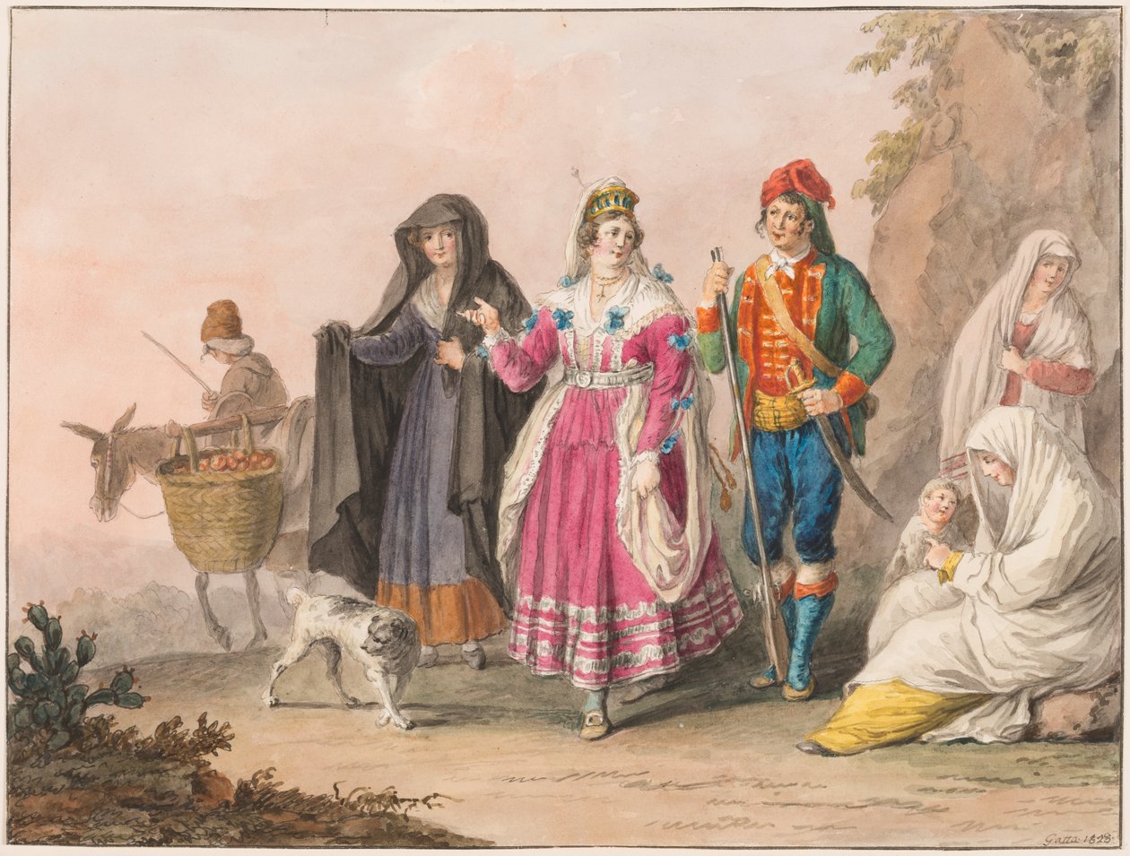 Sicilya Kostümleri by Saverio della Gatta