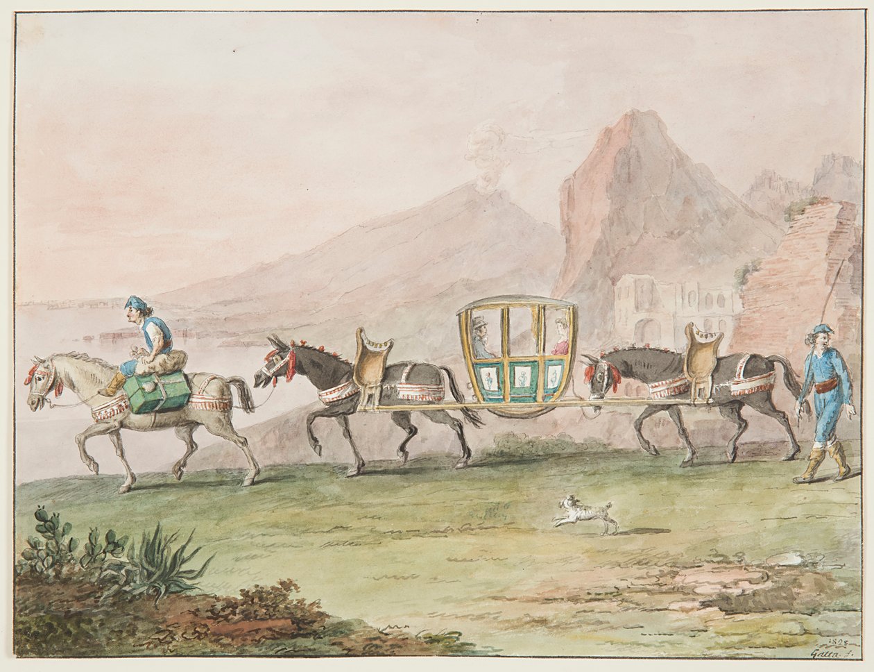 Sedan Sandalye ile Yolculuk by Saverio della Gatta