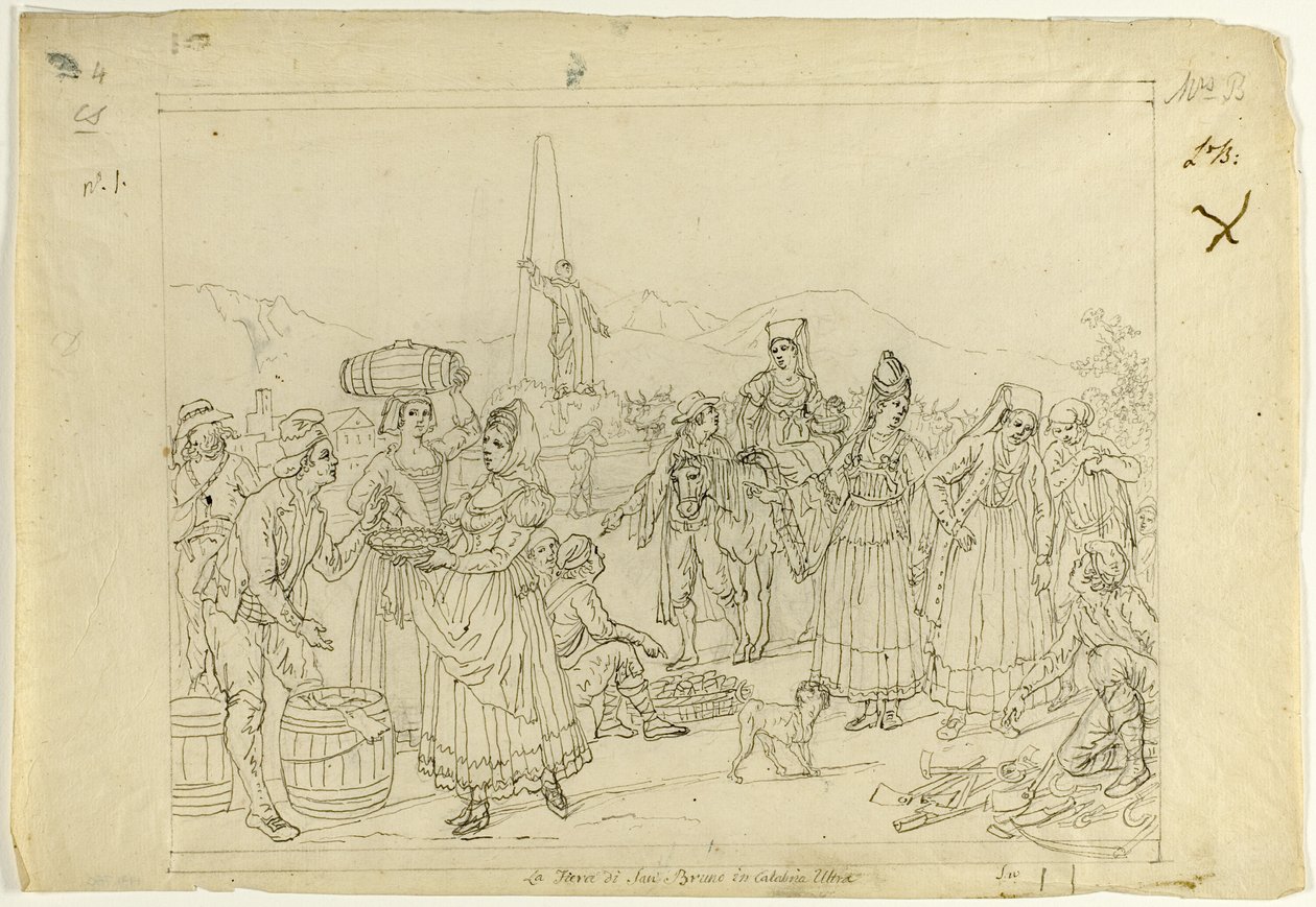 Pazar Sahnesi by Saverio della Gatta