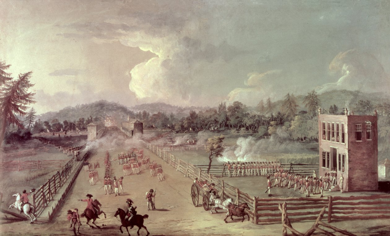Germantown Savaşı, 4 Ekim 1777 by Saviero Xavier della Gatta