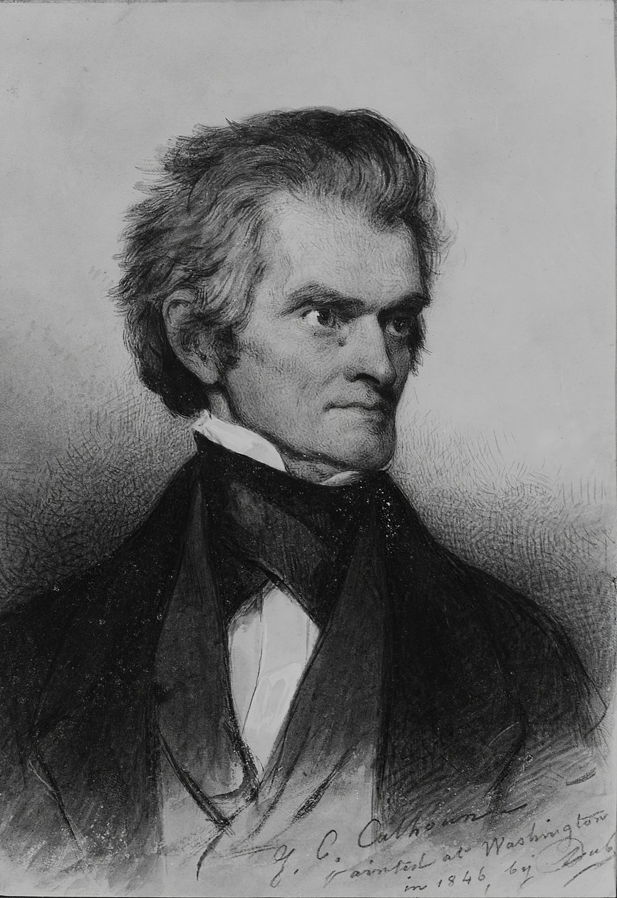 John C. Calhoun, 1846. by Savinien Edme Dubourjal
