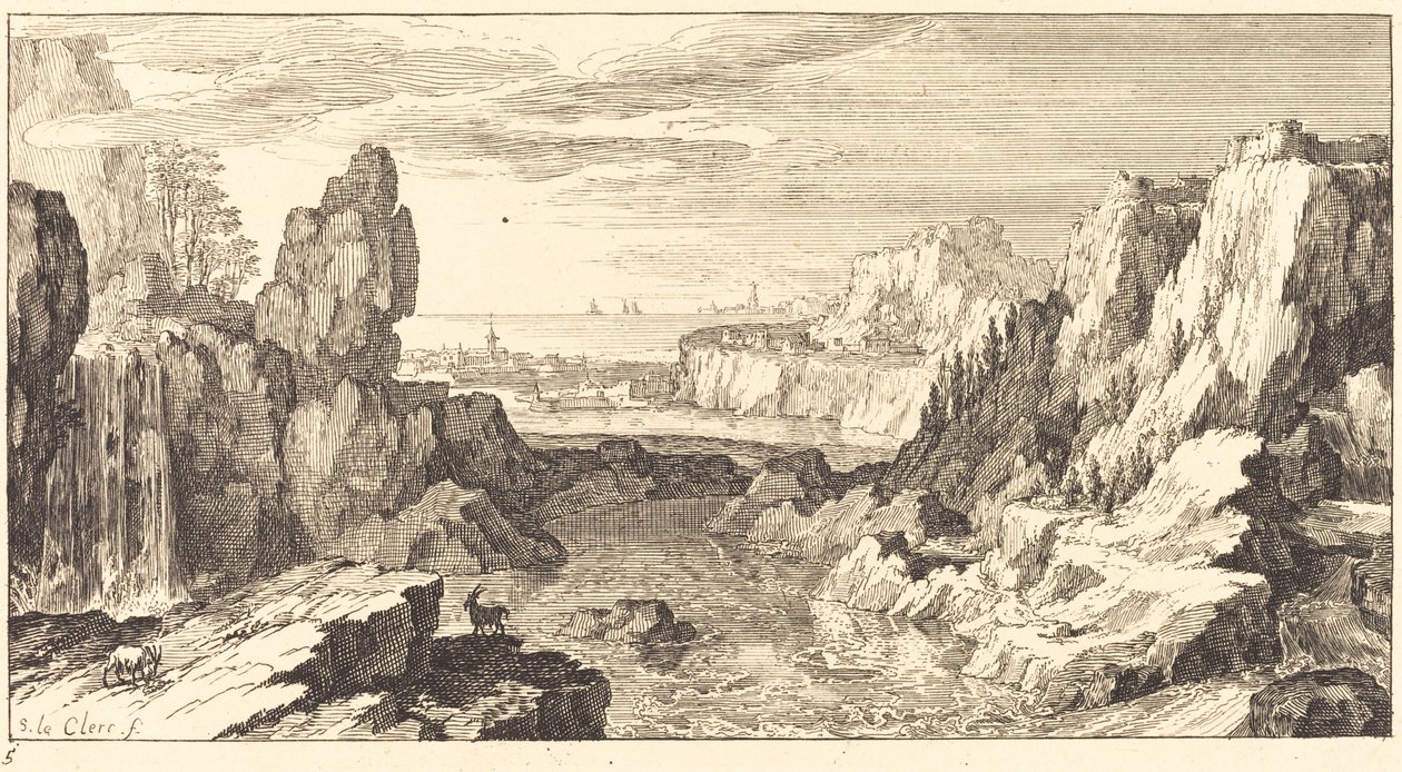Dağ Manzarası by Sébastien  Le Clerc I