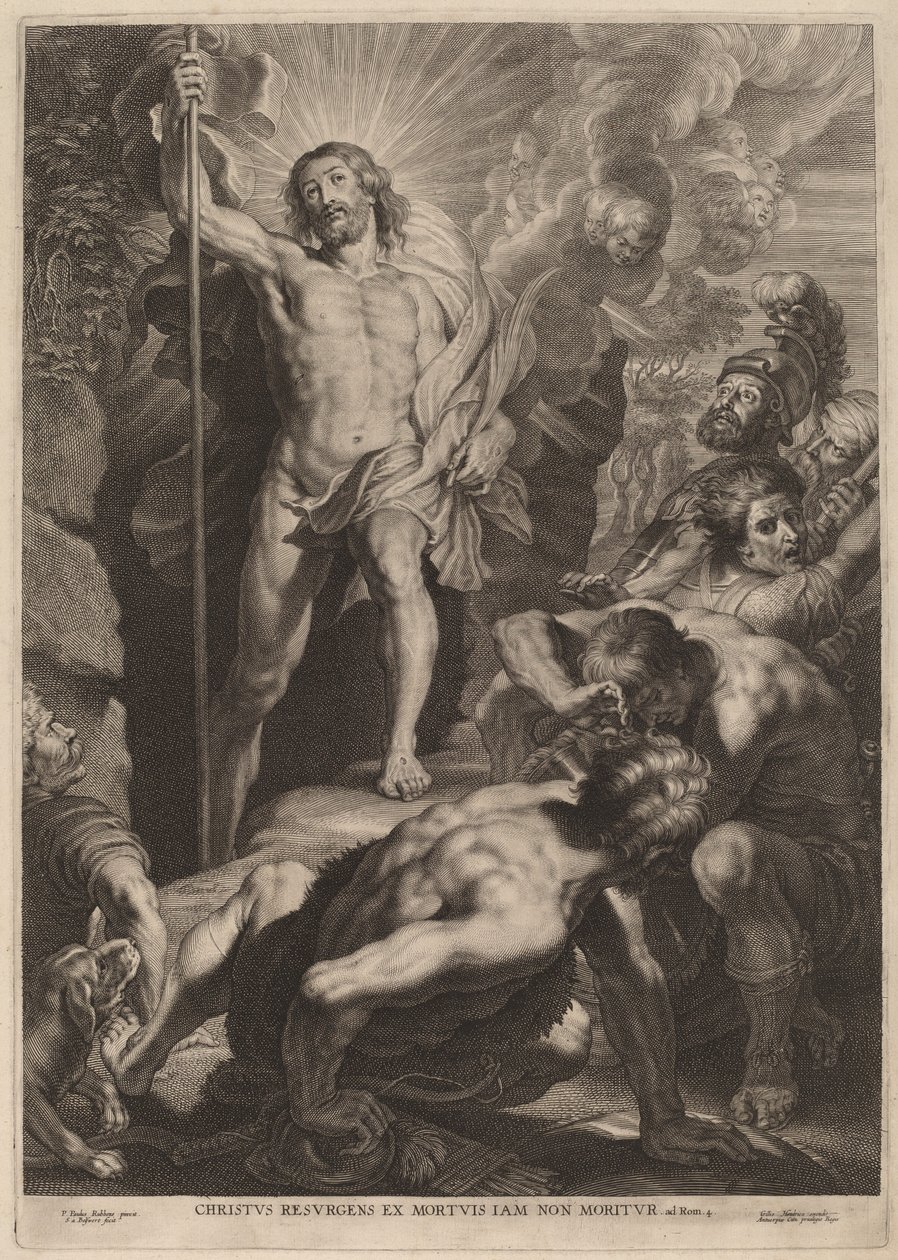 Diriliş by Schelte Adams Bolswert after Sir Peter Paul Rubens