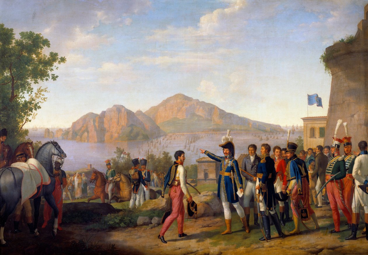 Capri'nin Joachim Murat tarafından ele geçirilmesi by Schmidt