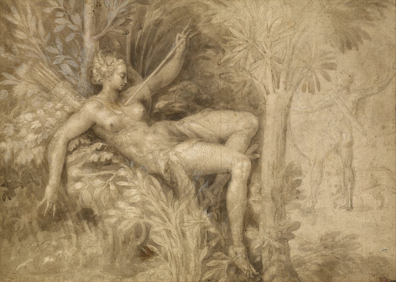 Procris ve Cephalus by Fontainebleau School