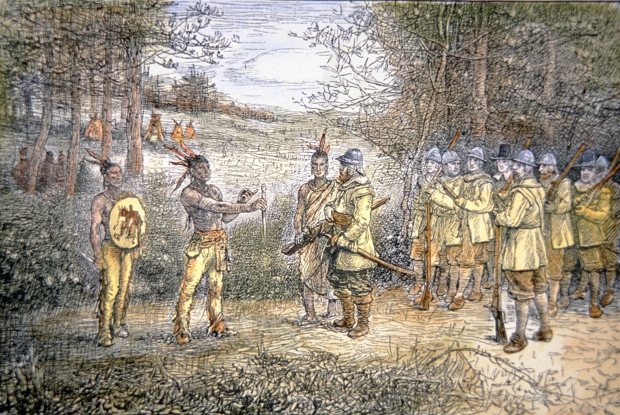 Kaptan Miles Standish, 1621