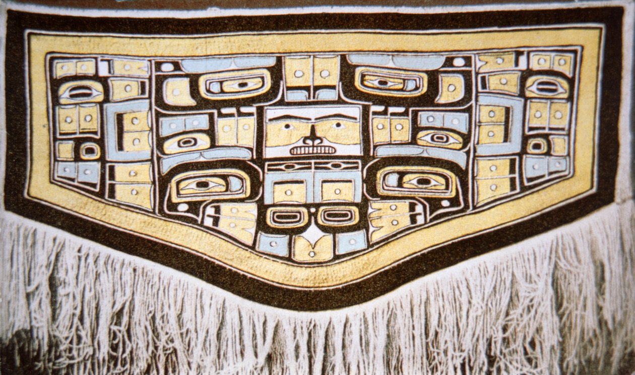 Chilkat Battaniye, Tlingit Kabilesi (tekstil) by School American