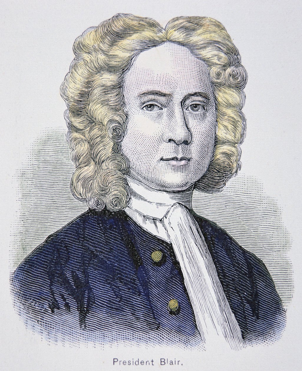 James Blair (renkli taş) by School American