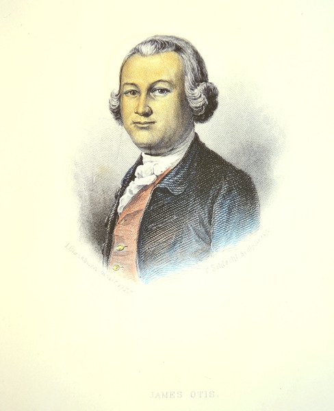 James Otis (renkli gravür) by School American