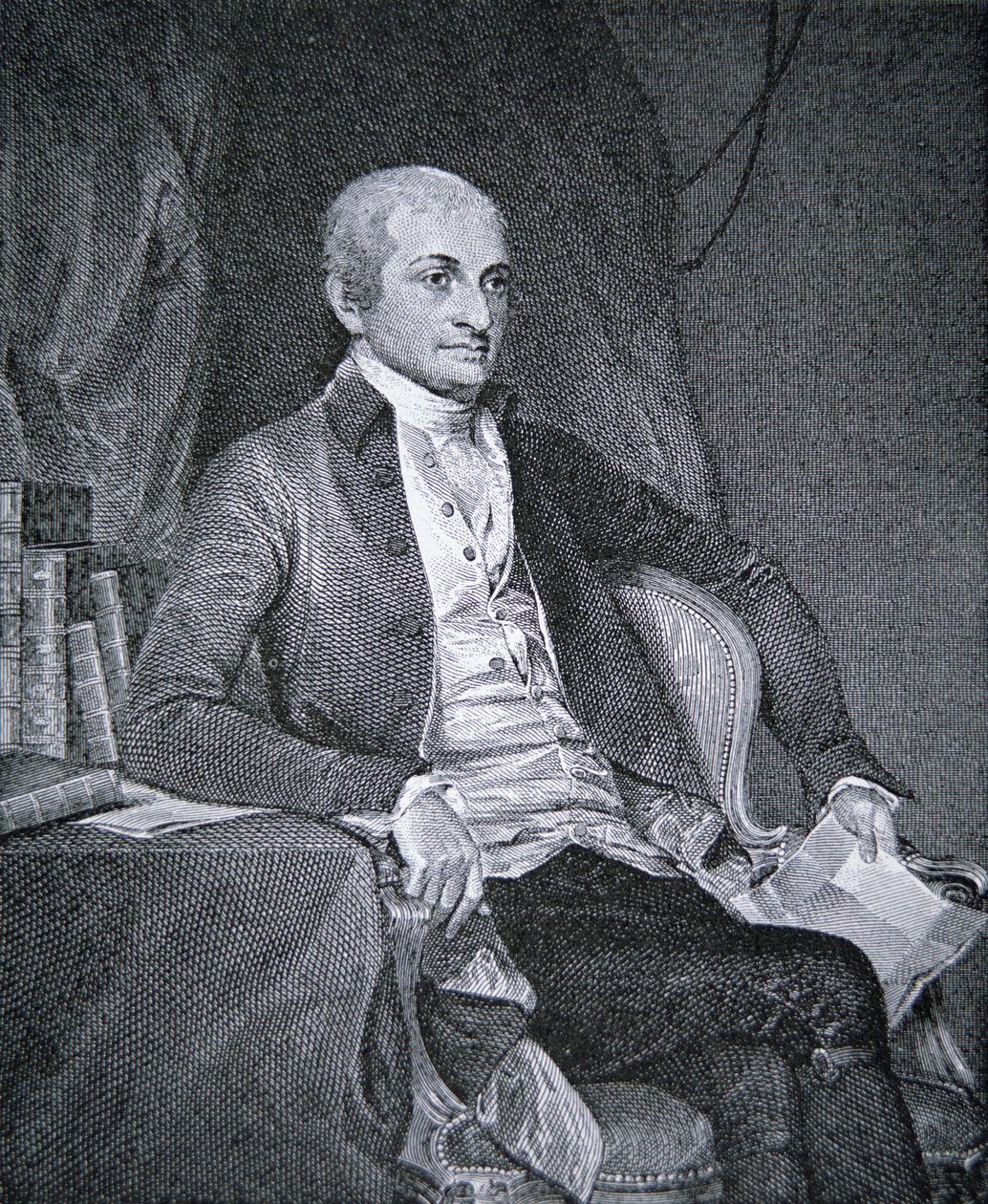 John Jay (1745-1829) (gravür) by School American