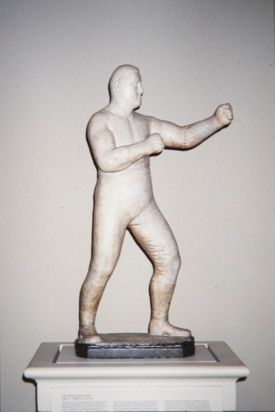 John L. Sullivan (mermer) by School American
