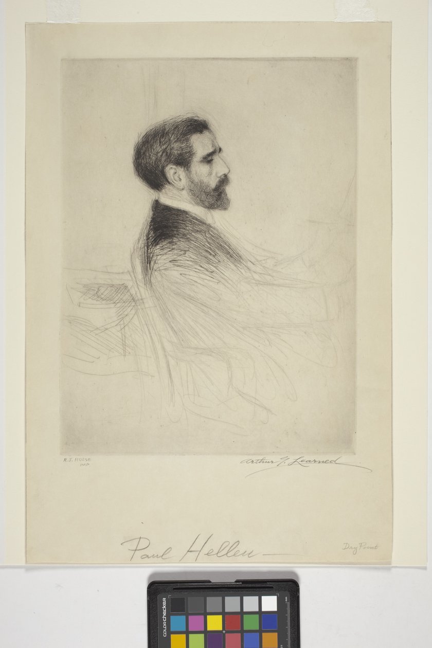 Paul Helleu'nun Portresi (mürekkep) by School American