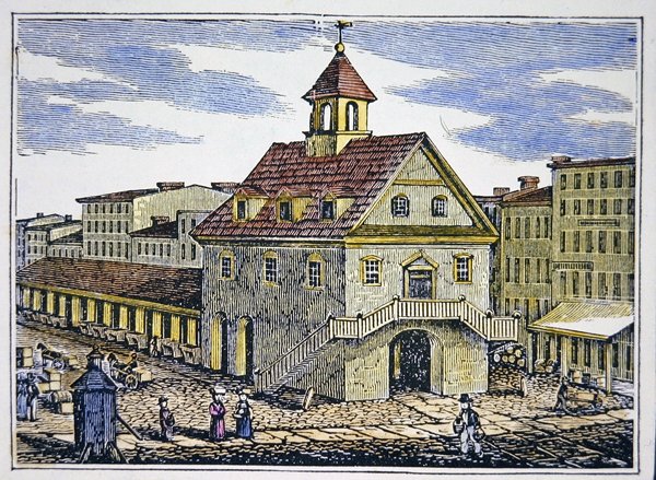 Philadelphia Eski Adliyesi (renkli taş) by School American