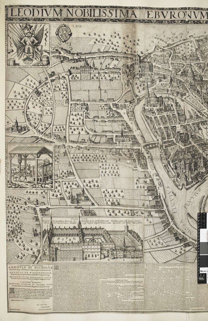 Liège, Saray manzaralı by School Belgian