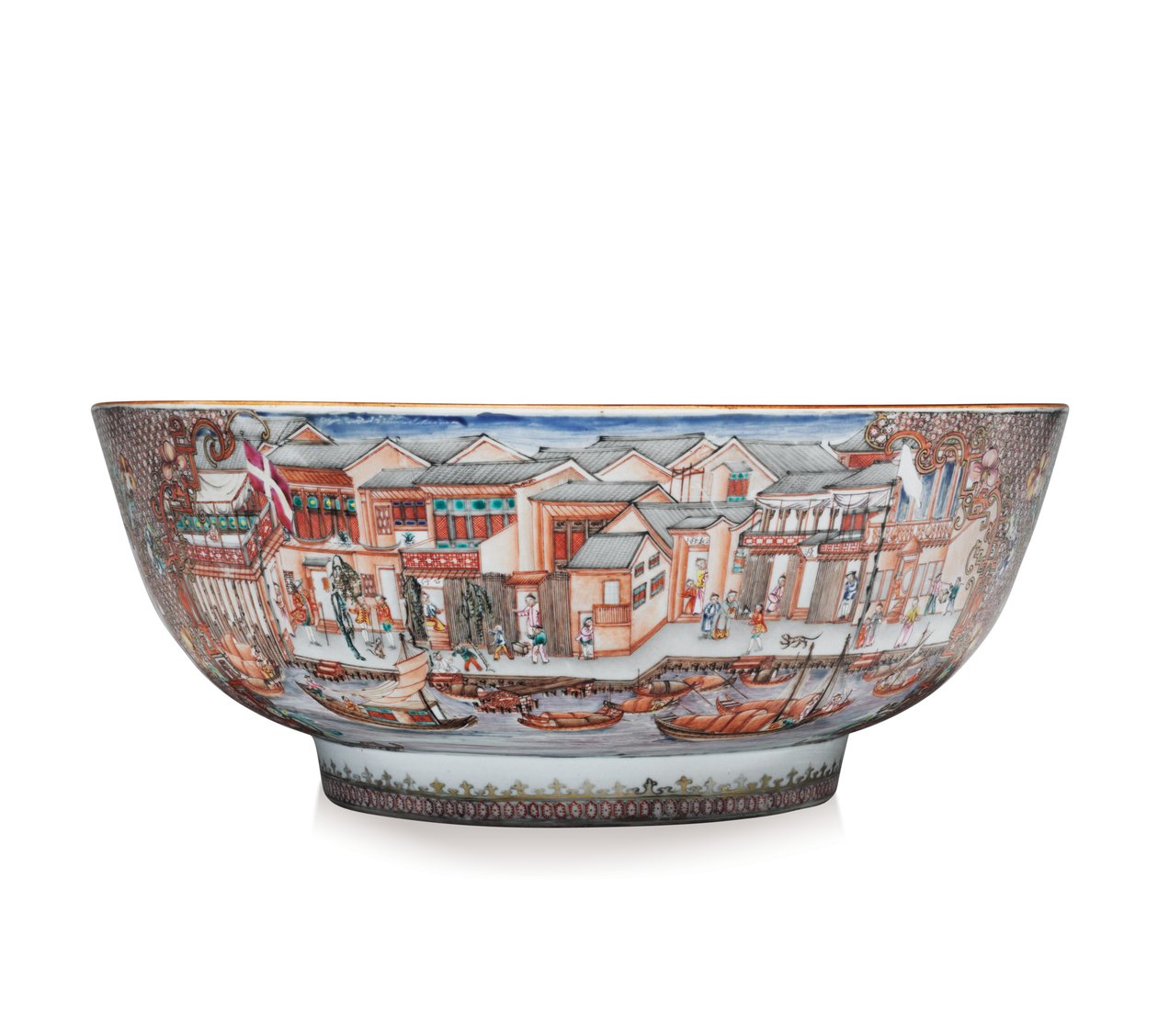 Büyük bir Hong kase, c.1785 (seramik) by School Chinese