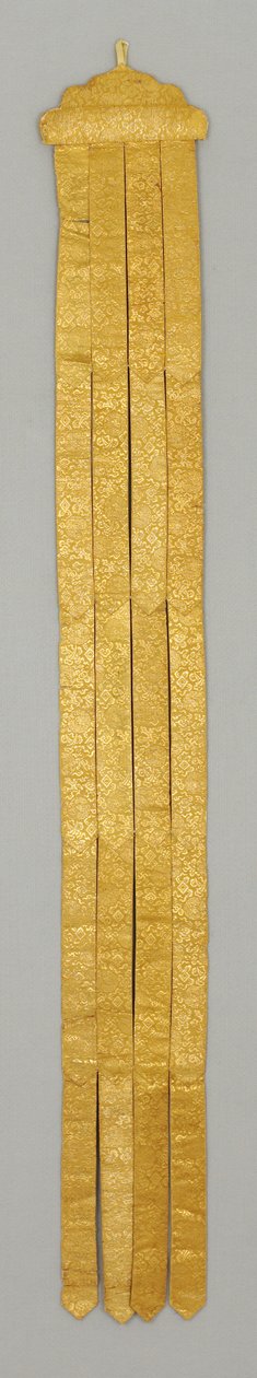 Bandrol/Tapınak Asması, 18. yüzyıl (İpek brokar) by School Chinese