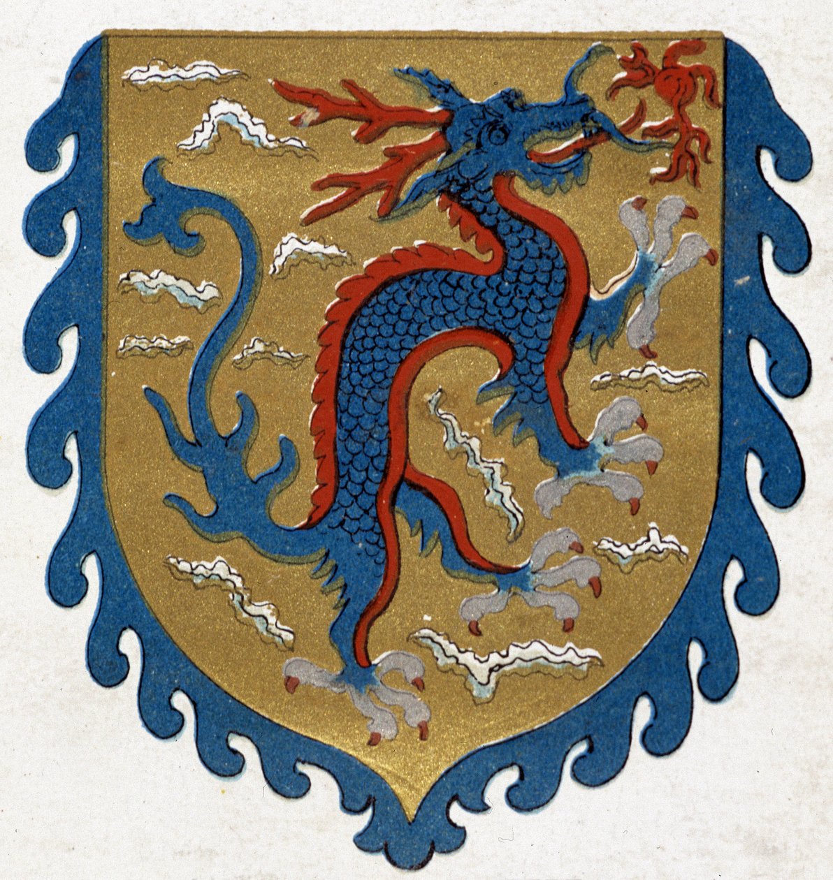 Çin ejderhası rozeti by School Chinese