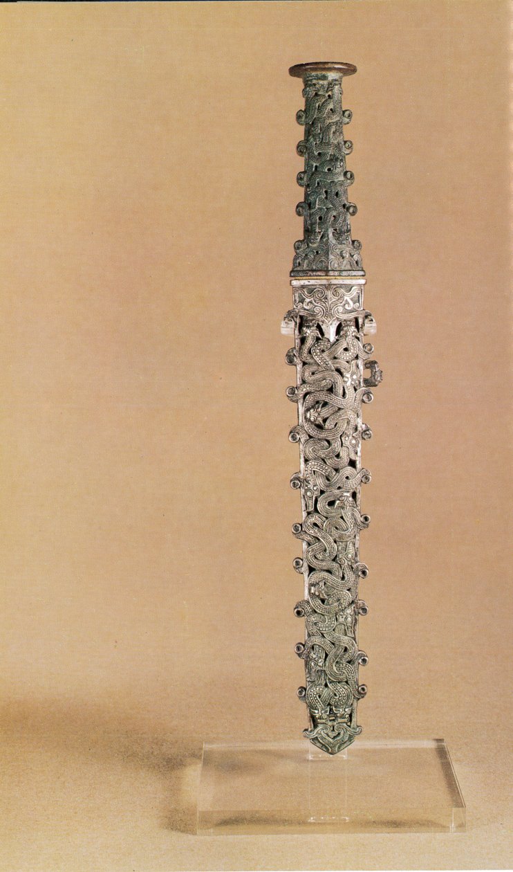 Hançer ve kın, Savaşan Devletler (gümüş bakır bronz) by School Chinese
