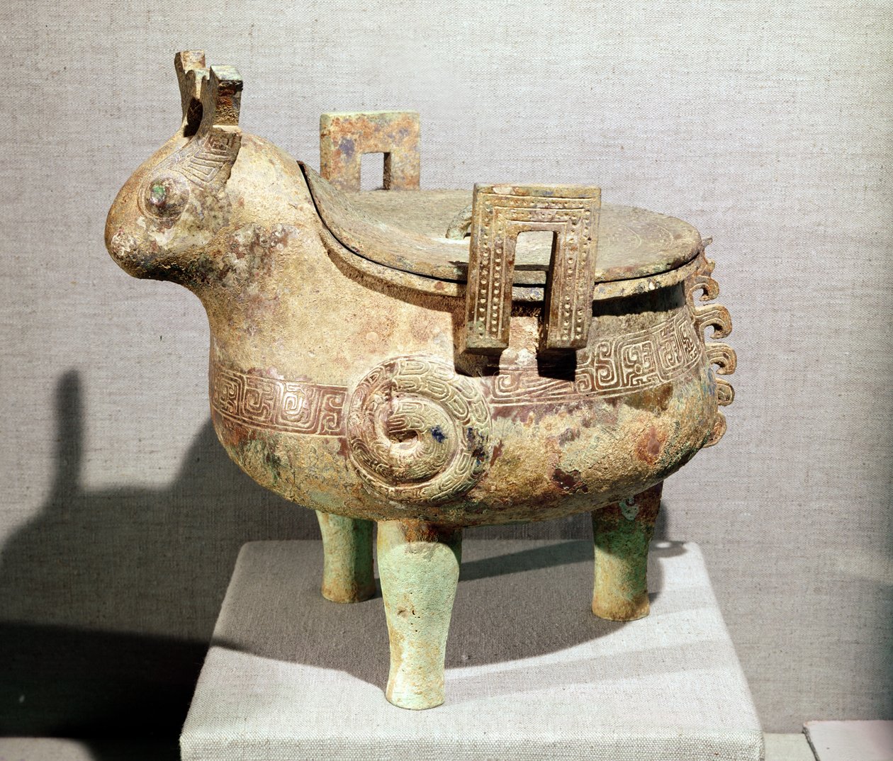 Shucheng, Anhui, Chou Hanedanlığı, MÖ 7.-6. yüzyıla ait kurbanlık 