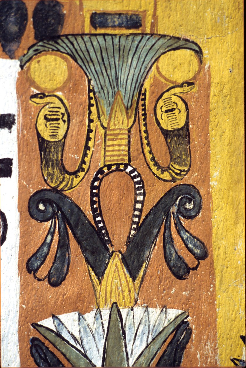 Antik Mısır, Duvar resmi Sennedjem Mezarı, Deir el Medine, Thebes, Soyluların Mezarı by School Egyptian