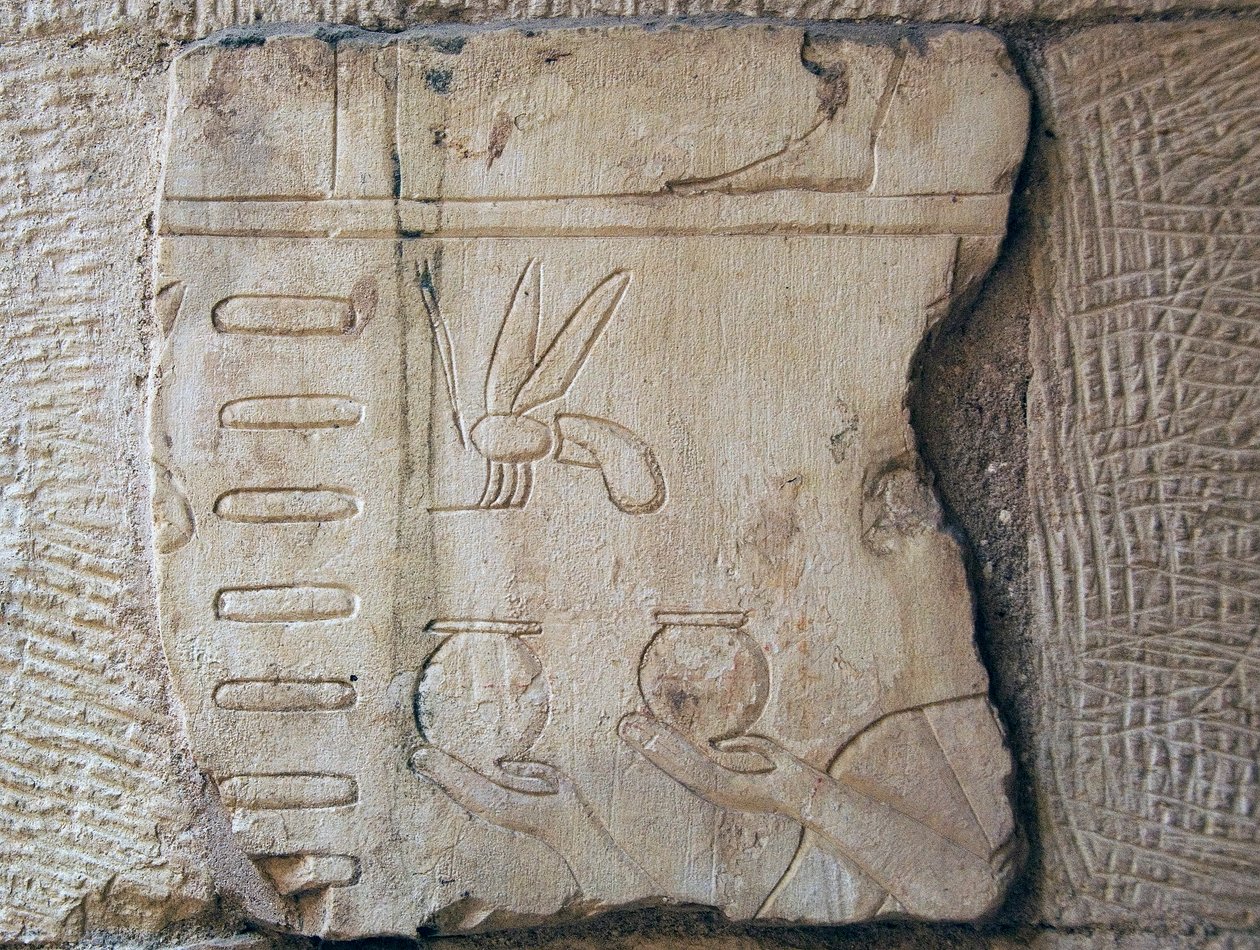 Bir Rölyeften Detay, Luksor (taş) by School Egyptian